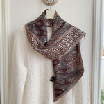 Load image into Gallery viewer, Women's Cotton Linen Printed Scarf Shawl N6J143