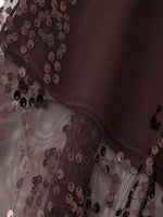 Load image into Gallery viewer, High Waist A Line Sequin Midi Skirt Multi Color Women N6A038