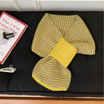 Load image into Gallery viewer, Vintage Stripe Knit Scarf Women Wool Blend N6H312