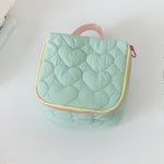 Load image into Gallery viewer, Womens Heart Print Polyester Cosmetic Bag N6K119