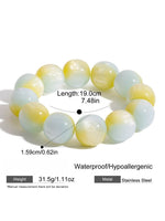 Load image into Gallery viewer, Resin Bangle Retro Irregular Statement Bracelet N6A198