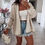 Load image into Gallery viewer, Chunky Knit Cardigan Women Winter Warm Oversized N5A829