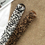 Load image into Gallery viewer, Women's Faux Fur Leopard Print Waist Belt N6J105