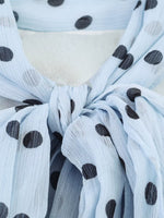 Load image into Gallery viewer, Polka Dot Sleeveless Top and A-Line Skirt Set N6E170