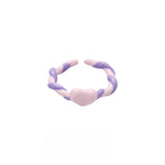 Load image into Gallery viewer, namel Dome Ring Women Light Stackable Adjustable S5P881