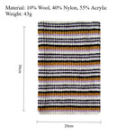 Load image into Gallery viewer, Wool Blend Striped Knit Neck Warmer Women S5P669