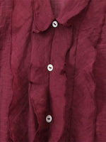 Load image into Gallery viewer, Elegant Relaxed V Neck Long Sleeve Polka Dot Blouse N6A180