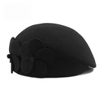 Load image into Gallery viewer, Solid Wool Beret Women Classic Round Dome N6G204