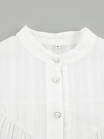 Load image into Gallery viewer, Simple Puff Sleeve Shirt Women N6C137