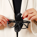 Load image into Gallery viewer, Magnetic Neck FL Leather Eyeglasses Clip Portable S5P956