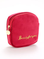 Load image into Gallery viewer, Velvet Cosmetic Pouch Large Capacity Makeup Bag N6A232
