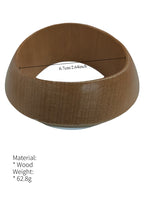 Load image into Gallery viewer, Wood Grain Circle Bangle Handcrafted Vintage Jewelry S5P032