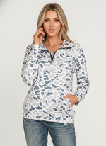 Load image into Gallery viewer, Shirt Collar Pullover Women Grey N6B095