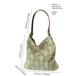 Load image into Gallery viewer, Bird Embroidery Canvas Tote Bag Shoulder N6F110