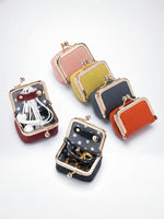 Load image into Gallery viewer, Genuine Leather Mini Coin Purse Jewelry Pouch N6B191