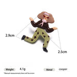 Load image into Gallery viewer, Funny Cartoon Earrings Unique Drop Enamel Design S5P878