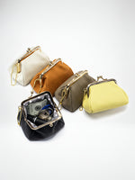 Load image into Gallery viewer, Genuine Leather Mini Frame Purse Coin Pouch Women N6B195