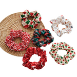 Load image into Gallery viewer, Christmas Style Scrunchy Hair Tie With Bow S5P637