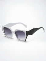 Load image into Gallery viewer, Cat Eye Wide Temple Sunglasses Women N6B212