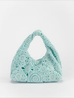 Load image into Gallery viewer, Crochet Lace Openwork Underarm Bag Women N6C312