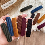 Load image into Gallery viewer, Twill Fabric Hair Clip Women Invisible Double Prong S5P760