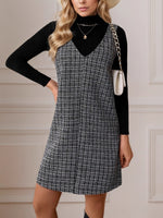 Load image into Gallery viewer, Sleeveless Tweed Dress Women Multiple Colors N5A424