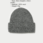 Load image into Gallery viewer, Double Layer Oversized Pure Wool Knit Beanie Women N6H211