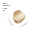 Load image into Gallery viewer, Simple Matte Med Clip Multi-Color Hair Clip Women S5P957