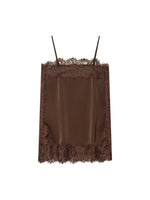 Load image into Gallery viewer, Lace Trim Contrast Camisole Top Slim Fit N6F209