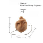 Load image into Gallery viewer, Faux Mink Fur Bucket Bag Women Square Shape S5P748