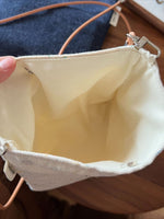 Load image into Gallery viewer, Denim Embroidered Crossbody Phone Bag Women N6B117