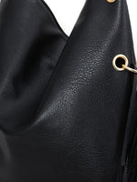 Load image into Gallery viewer, Soft Leather Rivet Fringe Tote Bag Women N6C221