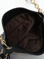 Load image into Gallery viewer, Soft Leather Rivet Fringe Tote Bag Women N6C221