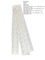 Load image into Gallery viewer, Retro Lace Scarf Headband Long 1.5m French N6C005