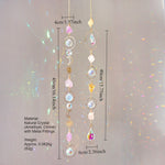 Load image into Gallery viewer, Prosperity Amethyst Citrine Sun Catcher Hanging Decor N6F297