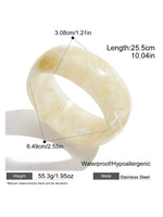 Load image into Gallery viewer, Resin Bangle Retro Irregular Statement Bracelet N6A198