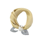Load image into Gallery viewer, Silk Like Quilted 70x70cm Velvet Bandana Yellow M5A345