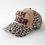 Load image into Gallery viewer, Applique Letter Leopard Baseball Cap Women N6C081