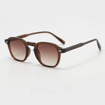 Load image into Gallery viewer, Small Square Stud Acetate Temple Sunglasses N6B215