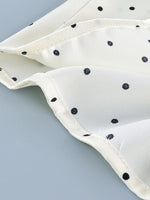 Load image into Gallery viewer, French Polka Dot Satin High Waist Shorts Women N6E165