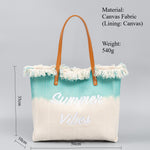 Load image into Gallery viewer, Single Shoulder Canvas Tote Embroidery Bag Women S5P961