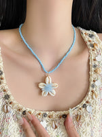 Load image into Gallery viewer, Bohemian Coconut Seashell Bead Necklace Women N6A210