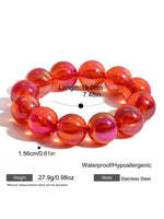 Load image into Gallery viewer, Resin Bangle Retro Irregular Statement Bracelet N6A198