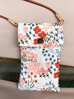 Load image into Gallery viewer, Embroidered Two Way Crossbody Phone Pouch N6B106