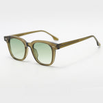 Load image into Gallery viewer, Black Frame Sunset Gradient Square Sunglasses Women N6B214