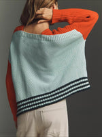 Load image into Gallery viewer, V-Neck Loose Fit Knit Pullover Women Fall Winter N6G181