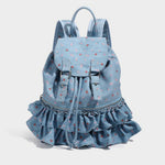 Load image into Gallery viewer, Polka Dot Drawstring Backpack Women N6F057