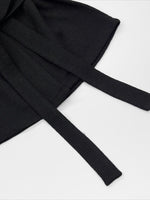 Load image into Gallery viewer, Batwing Sleeve Belted V-neck Blouse Women N6D028