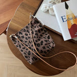 Load image into Gallery viewer, Leopard Print Corduroy Crossbody Bag Women S5P711