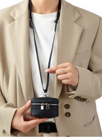 Load image into Gallery viewer, Genuine Leather Mini Crossbody Clutch Top Handle N6B147